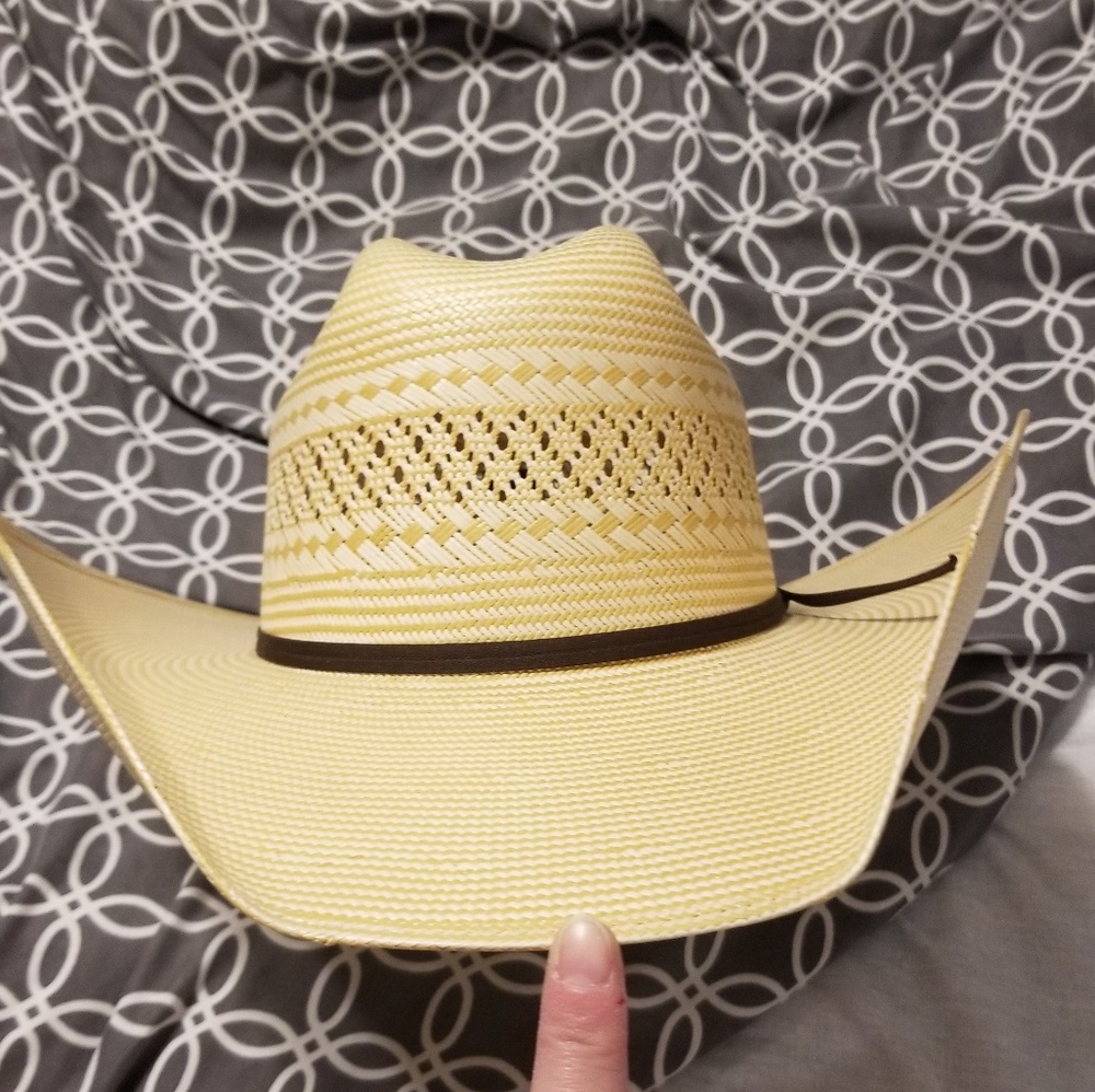 Women's hard straw cowgirl Hat